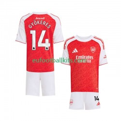 Arsenal Viktor Gyokeres 14 Home Football Shirts 2025-2026 Kids LS