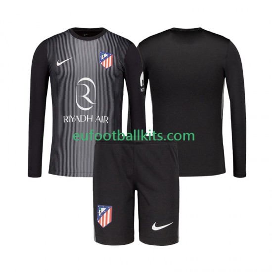 Atletico Madrid Goalkeeper Away Football Shirts 2025-2026 Kids SS