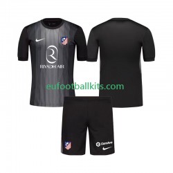 Atletico Madrid Goalkeeper Away Football Shirts 2025-2026 Kids LS