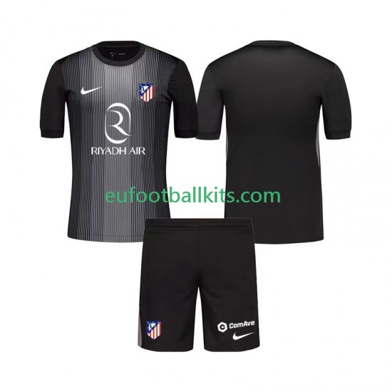 Atletico Madrid Goalkeeper Away Football Shirts 2025-2026 Kids LS