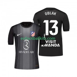 Atletico Madrid Goalkeeper Jan Oblak 13 Away Football Shirts 2025-2026 Men LS