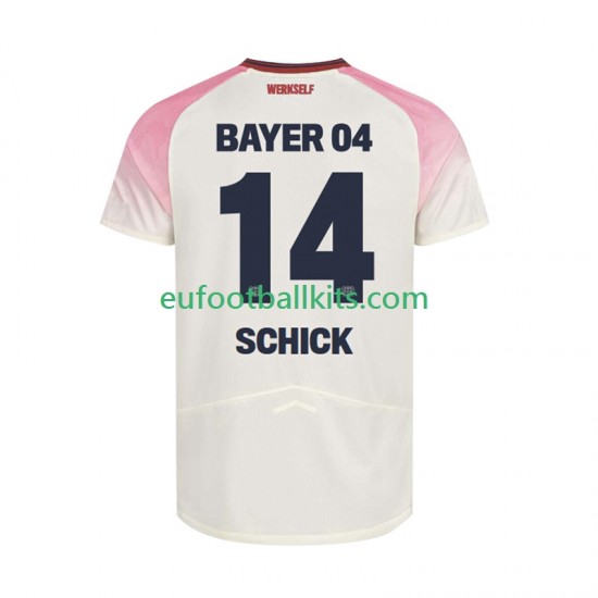 Bayer 04 Leverkusen Patrik Schick 14 Away Football Shirts 2025-2026 Men LS