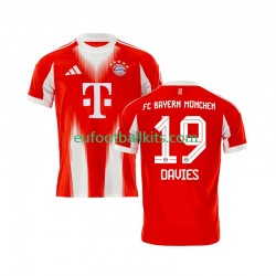 Bayern Munich Alphonso Davies 19 Home Football Shirts 2025-2026 Men LS