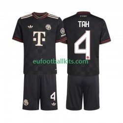 Bayern Munich Jonathan Tah 4 Third Football Shirts 2025-2026 Kids LS