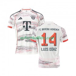 Bayern Munich Luis Diaz 14 Away Football Shirts 2025-2026 Men LS