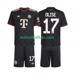Bayern Munich Michael Olise 17 Third Football Shirts 2025-2026 Kids LS