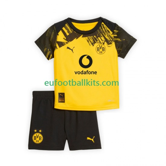 Borussia Dortmund Home Football Shirts 2025-2026 Kids LS