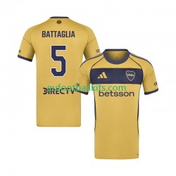 CA Boca Juniors Rodrigo Battaglia 5 Away Football Shirts 2025-2026 Men LS