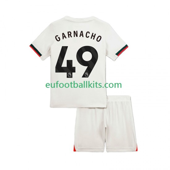 Chelsea Alejandro Garnacho 49 Away Football Shirts 2025-2026 Kids LS