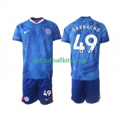 Chelsea Alejandro Garnacho 49 Home Football Shirts 2025-2026 Kids LS