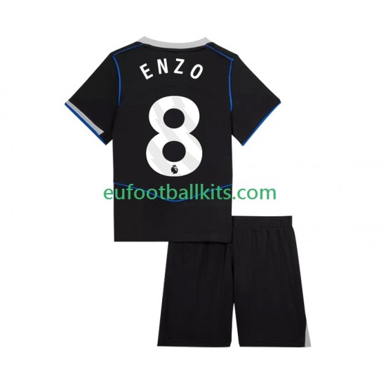Chelsea Enzo Fernandez 8 Third Football Shirts 2025-2026 Kids LS