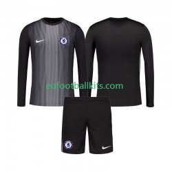 Chelsea Goalkeeper Home Football Shirts 2025-2026 Kids SS