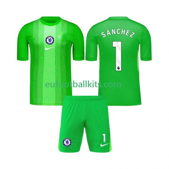 Chelsea Goalkeeper Robert Sanchez 1 Away Football Shirts 2025-2026 Kids LS