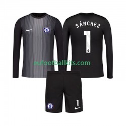 Chelsea Goalkeeper Robert Sanchez 1 Home Football Shirts 2025-2026 Kids SS