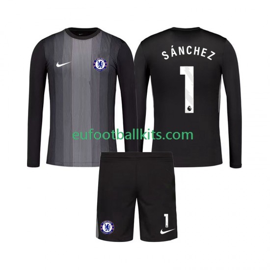 Chelsea Goalkeeper Robert Sanchez 1 Home Football Shirts 2025-2026 Kids SS