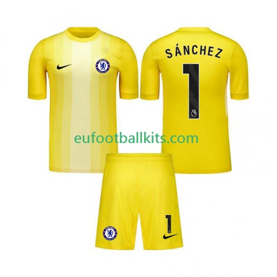 Chelsea Goalkeeper Robert Sanchez 1 Third Football Shirts 2025-2026 Kids LS