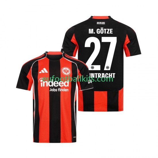 Eintracht Frankfurt Mario Gotze 27 Home Football Shirts 2025-2026 Men LS