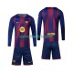 FC Barcelona Home Football Shirts 2025-2026 Kids SS