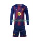 FC Barcelona Home Football Shirts 2025-2026 Kids SS