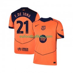 FC Barcelona Frenkie de Jong 21 Third Football Shirts UCL 2025-2026 Men LS