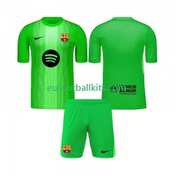 FC Barcelona Goalkeeper Home Football Shirts 2025-2026 Kids LS