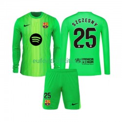 FC Barcelona Goalkeeper Szczesny 25 Home Football Shirts 2025-2026 Kids SS