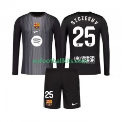 FC Barcelona Goalkeeper Szczesny 25 Third Football Shirts 2025-2026 Kids SS
