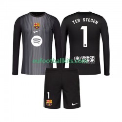 FC Barcelona Goalkeeper Ter Stegen 1 Third Football Shirts 2025-2026 Kids SS