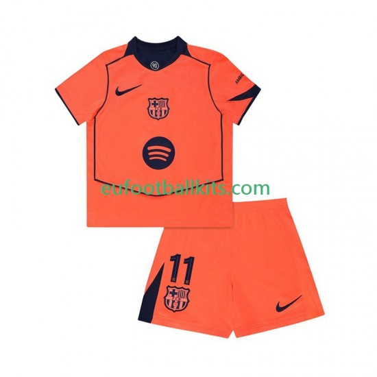 FC Barcelona Raphinha 11 Third Football Shirts UCL Kids LS
