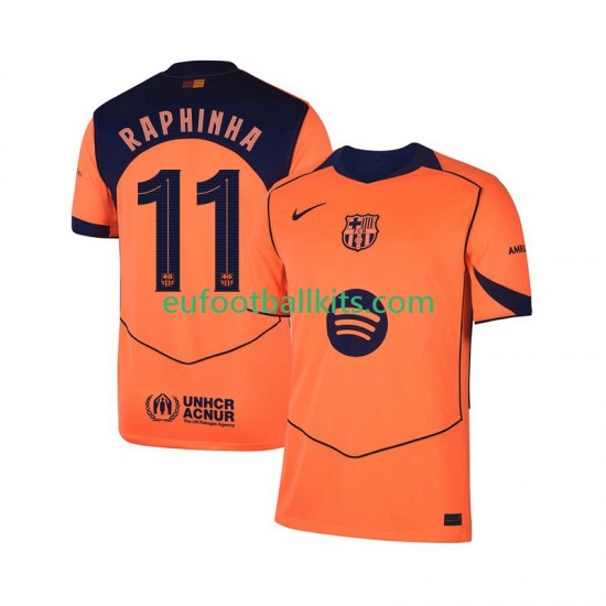 FC Barcelona Raphinha 11 Third Football Shirts Champions League 2025-2026 Men LS