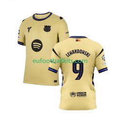 FC Barcelona Robert Lewandowski 9 Away Football Shirts Champions League 2025-2026 Men LS