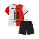 Feyenoord Rotterdam Sem Steijn 14 Home Football Shirts 2025-2026 Kids LS