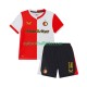 Feyenoord Rotterdam Sem Steijn 14 Home Football Shirts 2025-2026 Kids LS