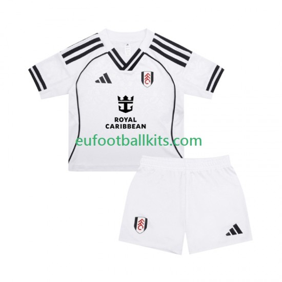 Fulham Home Football Shirts 2025-2026 Kids LS