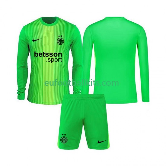 Inter Milan Goalkeeper Third Football Shirts 2025-2026 Kids SS