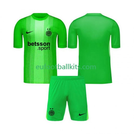 Inter Milan Goalkeeper Third Football Shirts 2025-2026 Kids LS