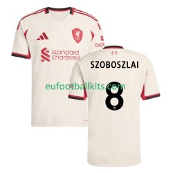 Liverpool Dominik Szoboszlai 8 Away Football Shirts 2025-2026 Men LS