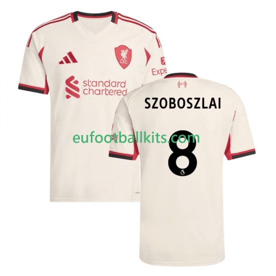 Liverpool Dominik Szoboszlai 8 Away Football Shirts 2025-2026 Men LS