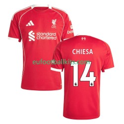 Liverpool Federico Chiesa 14 Home Football Shirts 2025-2026 Men LS
