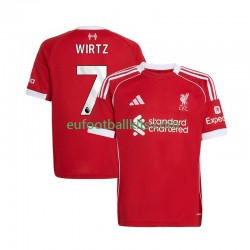 Liverpool Florian Wirtz 7 Home Football Shirts 2025-2026 Men LS