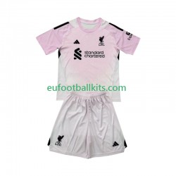 Liverpool Goalkeeper Third Football Shirts 2025-2026 Kids LS