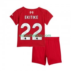 Liverpool Hugo Ekitike 22 Home Football Shirts 2025-2026 Kids LS