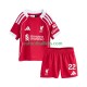 Liverpool Hugo Ekitike 22 Home Football Shirts 2025-2026 Kids LS
