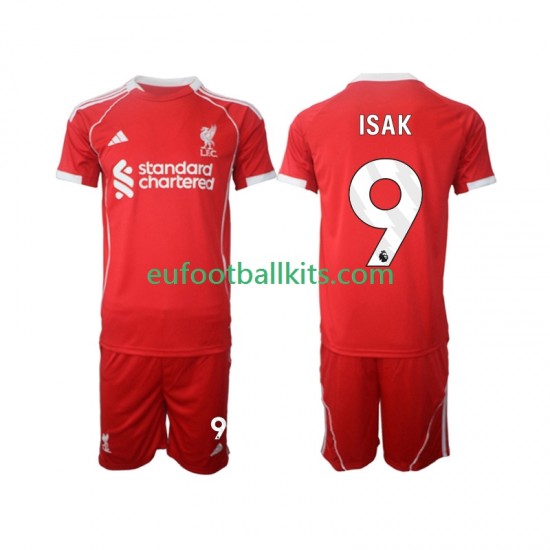Liverpool ISAK 9 Home Football Shirts 2025-2026 Kids LS