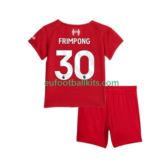 Liverpool Jeremie Frimpong 30 Home Football Shirts 2025-2026 Kids LS