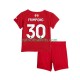 Liverpool Jeremie Frimpong 30 Home Football Shirts 2025-2026 Kids LS