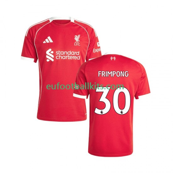 Liverpool Jeremie Frimpong 30 Home Football Shirts 2025-2026 Men LS