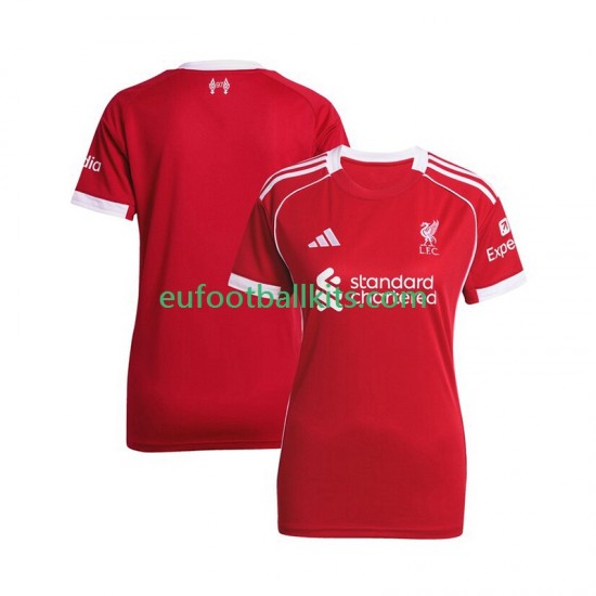 Liverpool Home Football Shirts 2025-2026 Woman LS
