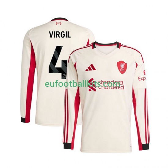Liverpool Virgil van Dijk 4 Away Football Shirts 2025-2026 Men SS