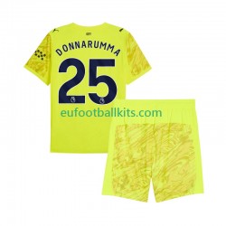 Manchester City Goalkeeper Gianluigi Donnarumma 25 Third Football Shirts 2025-2026 Kids LS